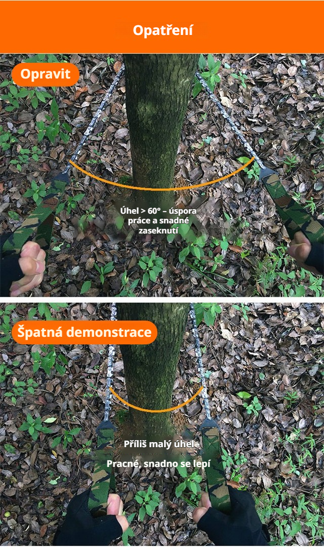 Lehká ruční pila vhodná na přežití