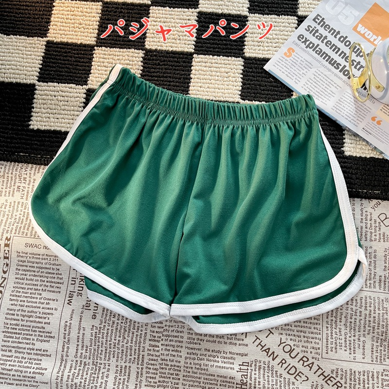 ゆったりハイウエストホームショートパンツホワイトカジュアルショートパンツ女性夏のスポーツショートパンツショートパンツゆったりホームスポーツショートパンツ