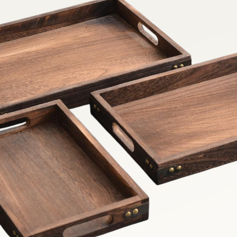 원목 가정용 식기