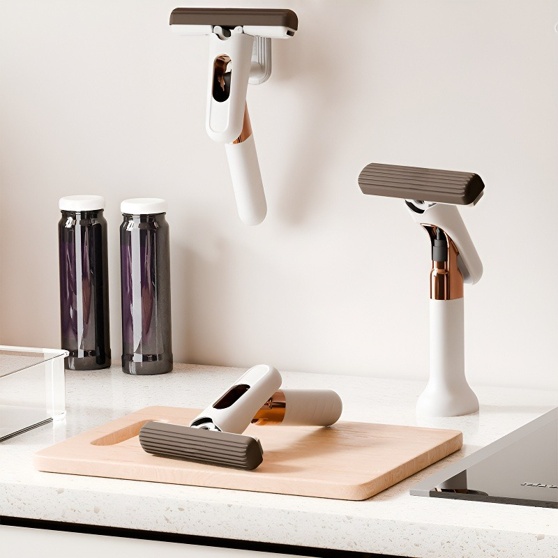 手持免持海綿拖把