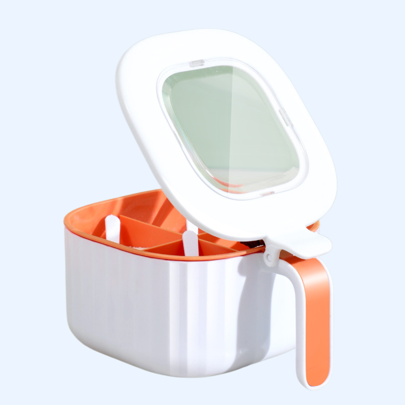 4段防湿透明可視調味料ボックス