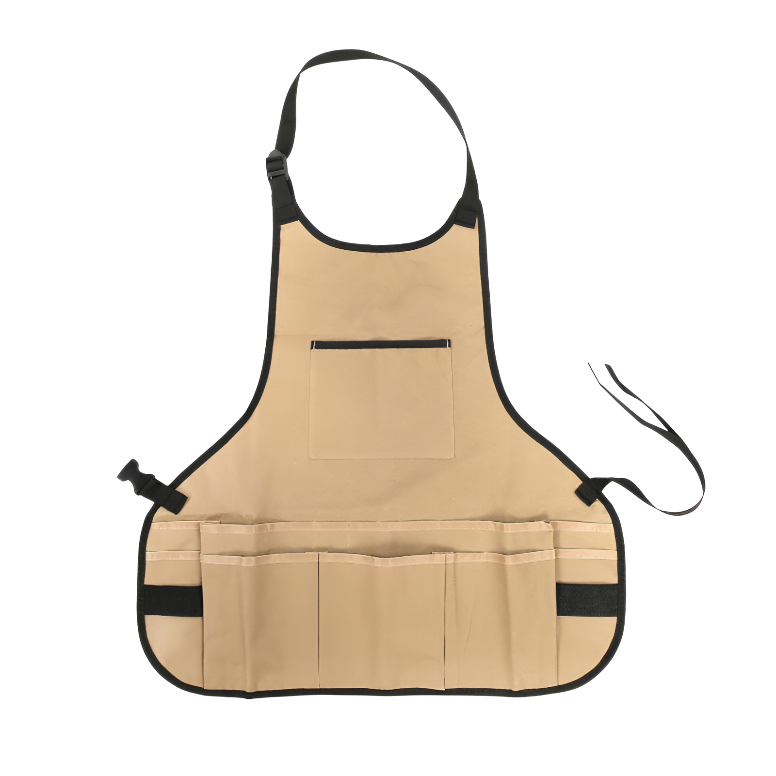 ガーデンツールエプロン 大容量 ガーデニング 収穫用エプロン マルチポケット 自動車修理 マスター作業服