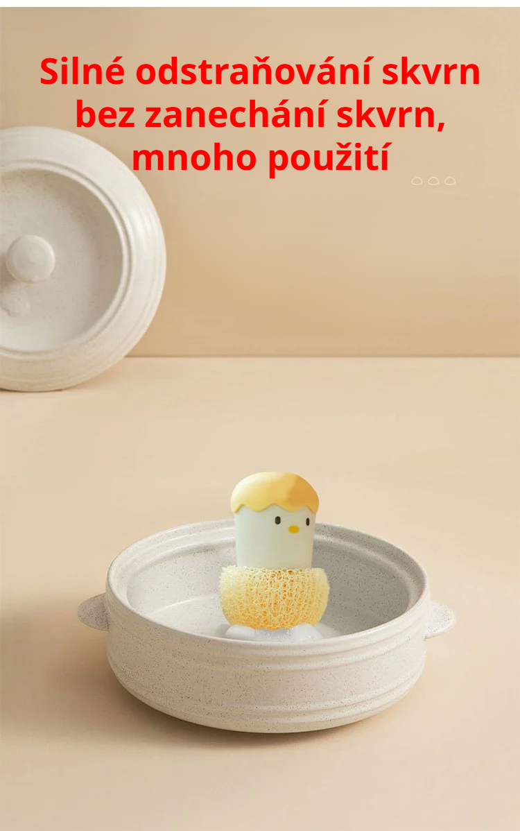 Originální čisticí pomůcka do kuchyně