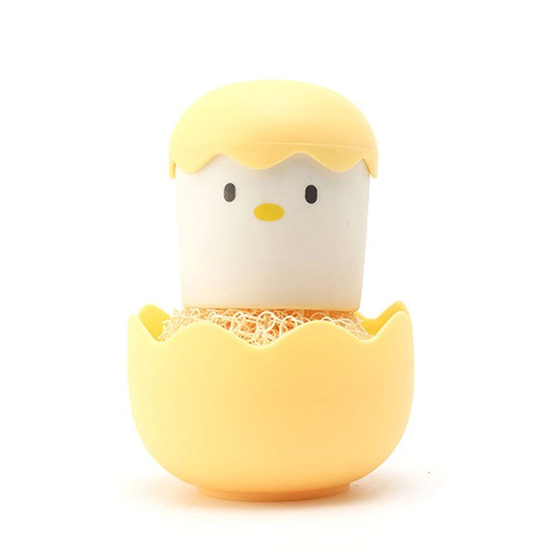 Kreativní čisticí koule z vláken ve tvaru vaječné skořápky a kuřete