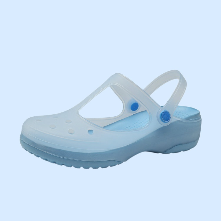 レディース滑り止め柔らか穴あきシューズ