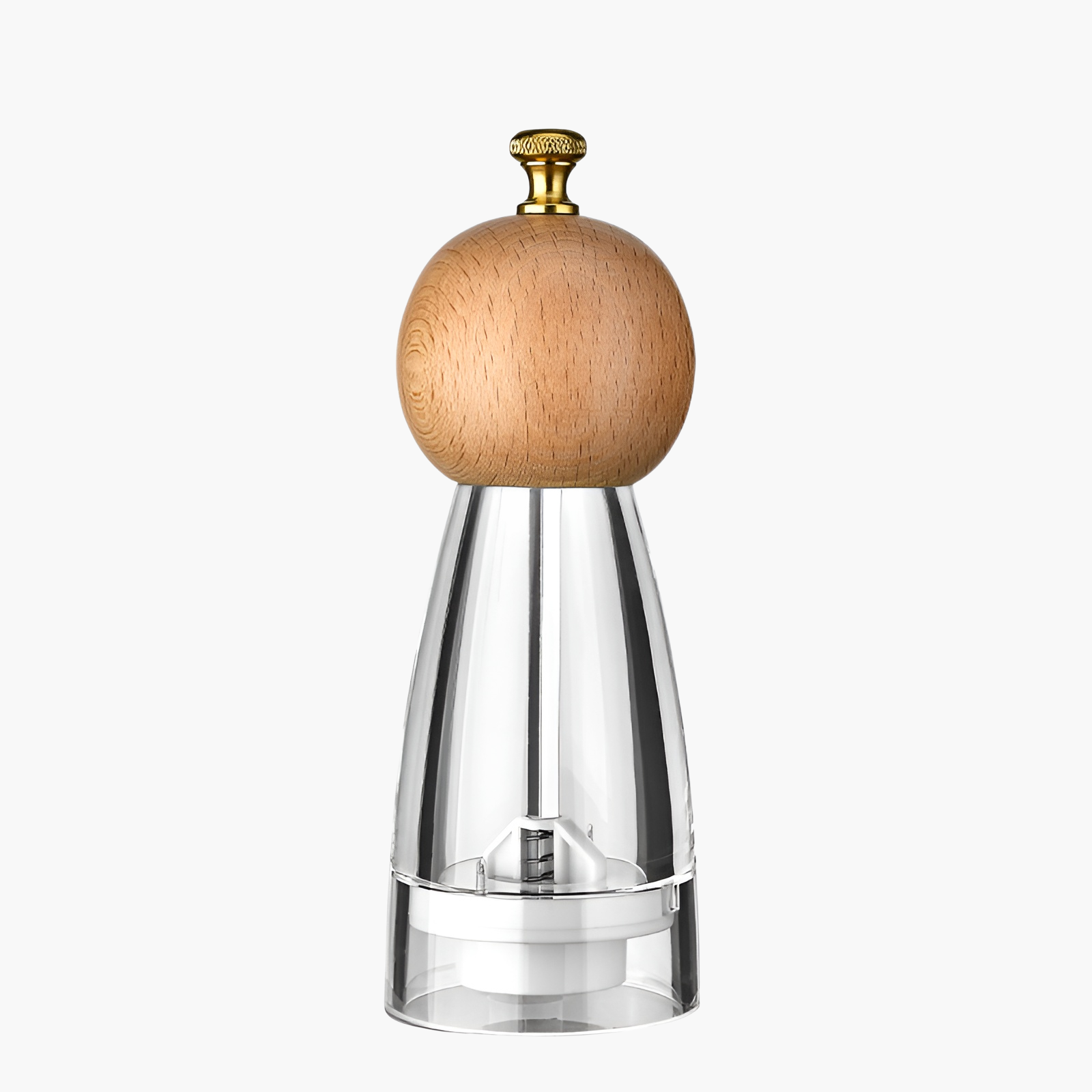 New manual round head pepper and sea salt grinder