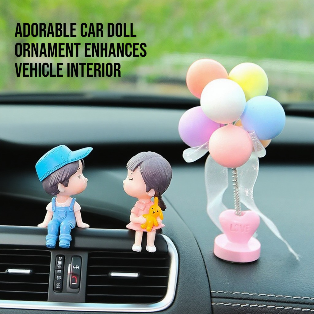 Car cute doll ornament