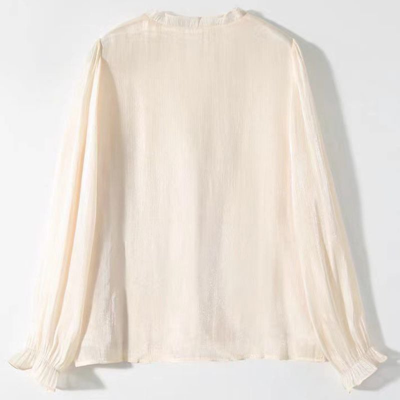 السيدات قميص طويل الأكمام