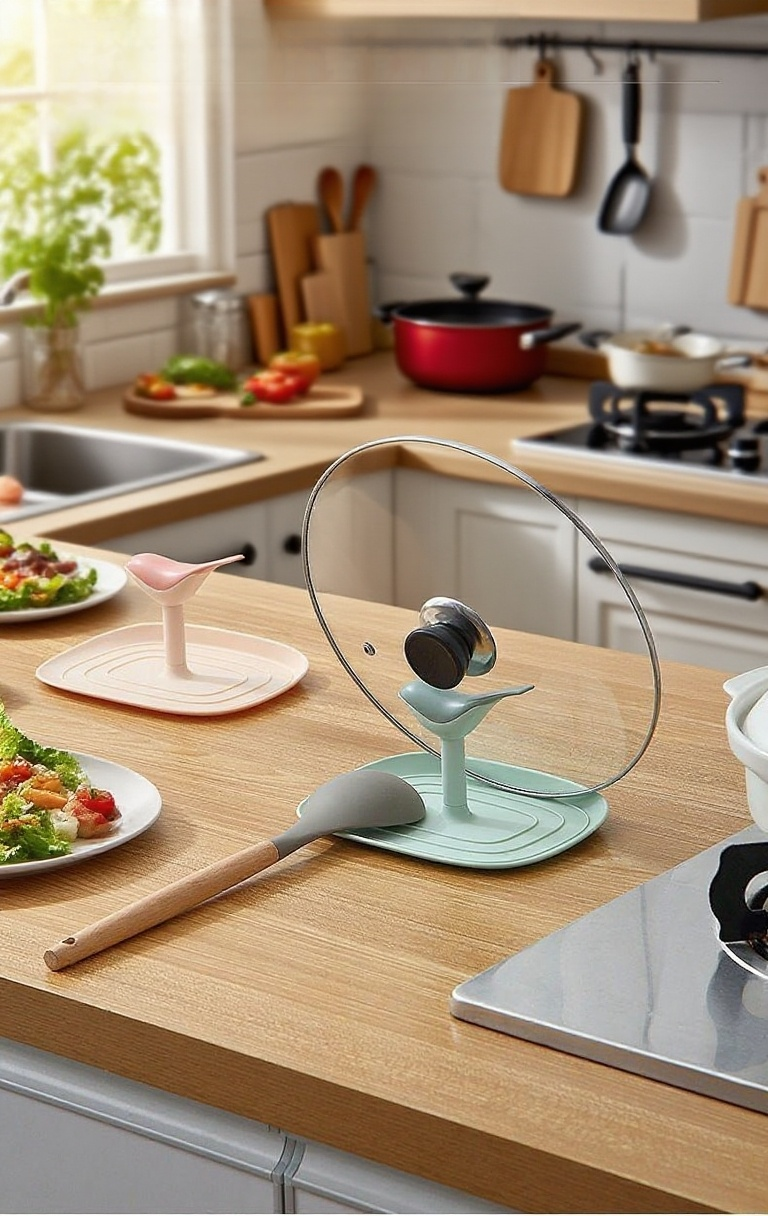 실용적인 새장 뚜껑걸이 사용 예시