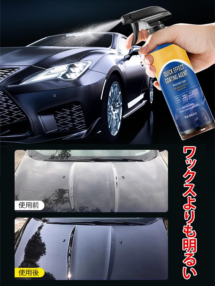 自動車用つや出しコーティング剤