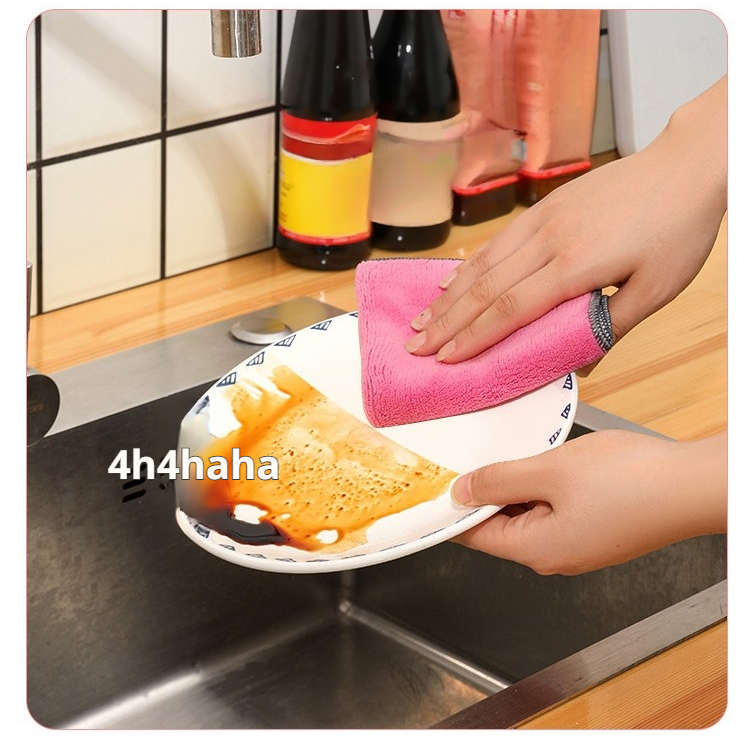 Silná oboustranná čisticí podložka z korálového fleecu