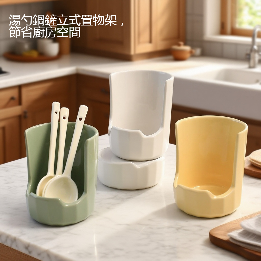 湯勺鍋鏟立式置物架