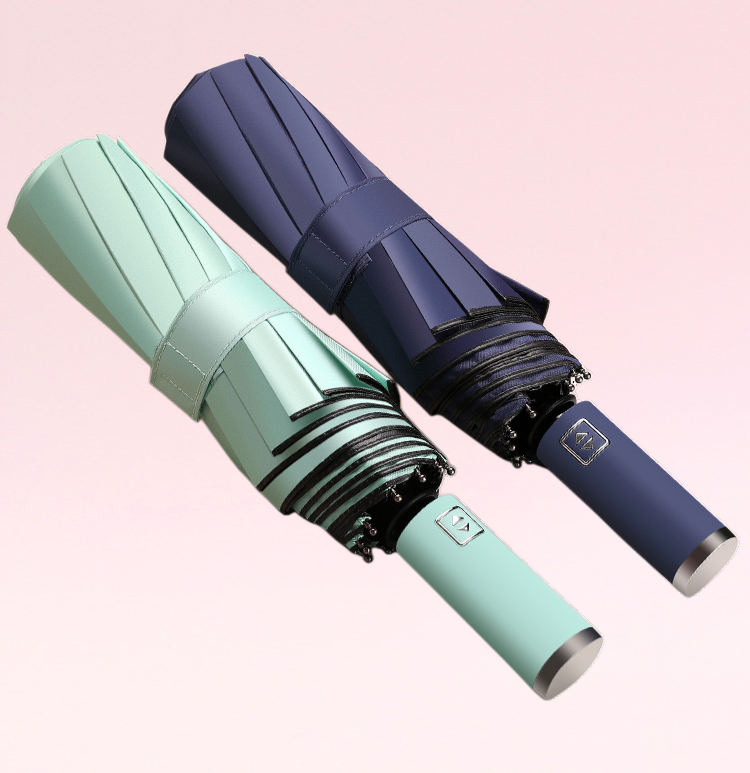 ร่มอัตโนมัติ Xiaomi 3 10 กระดูกสำหรับวันแดดจัดและวันฝนตก