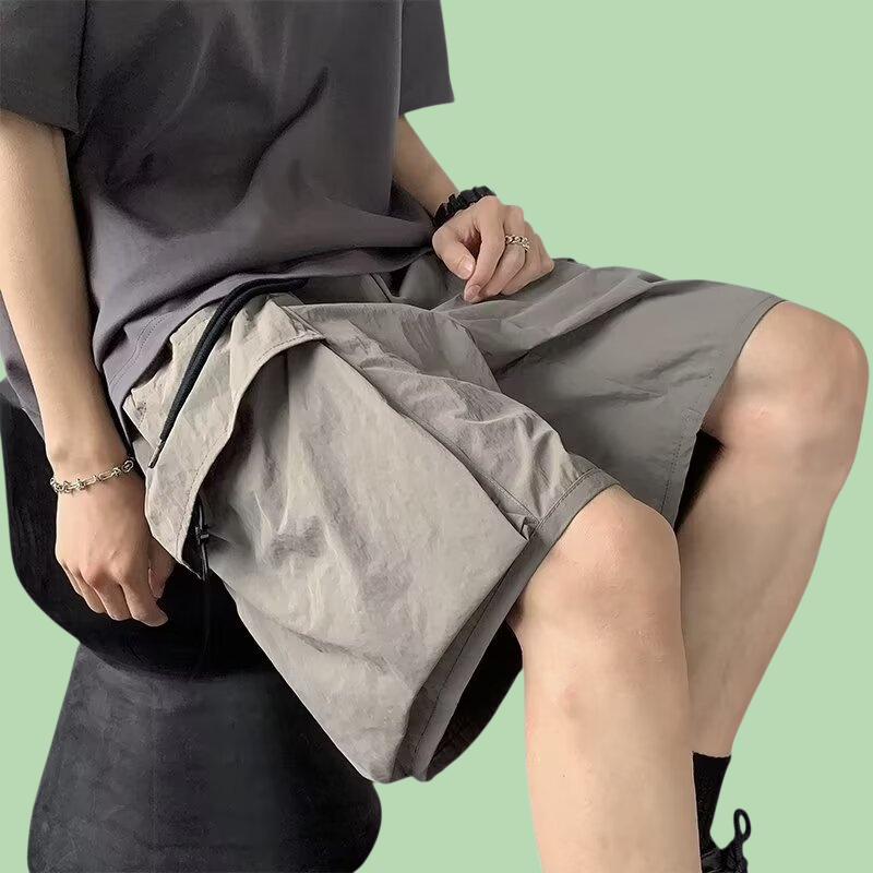 شورت رجالي عملي خفيف وجاف بسرعة