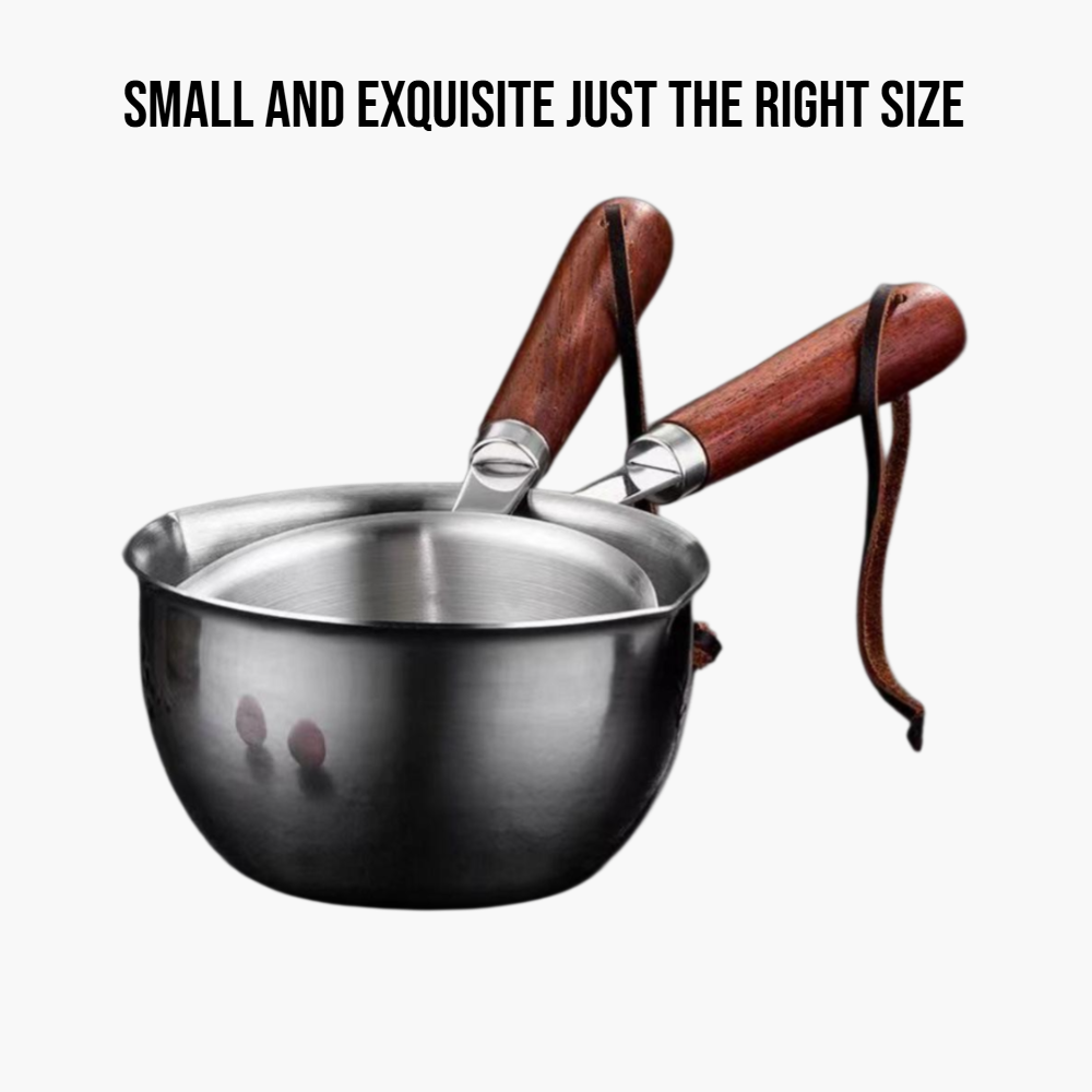 Stainless steel hot oil pan