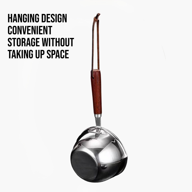 Stainless steel hot oil pan