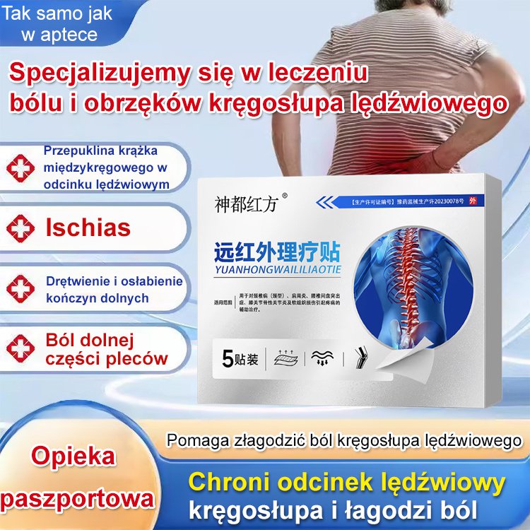 【Natychmiastowy efekt】Plaster do terapii stawów barkowych, lędźwiowych i nóg