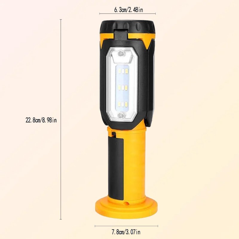 1pc 다기능 내장 배터리 작업등, 야외 유지보수등, 비상등