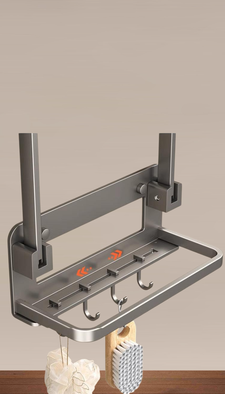 Snadná instalace koupelnového držáku bez vrtání