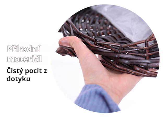 Eco-friendly handmade willow planter basket