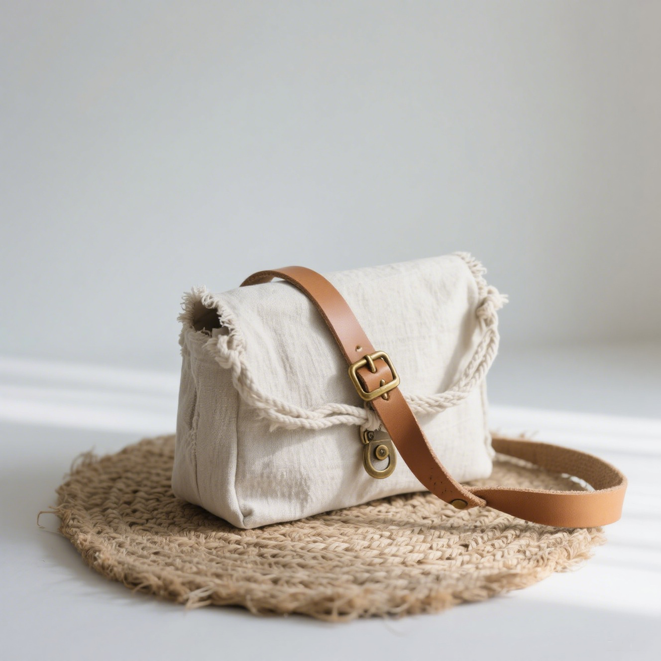 Bolso de hombro y bandolera estilo forestal para mujer, simple y a la moda