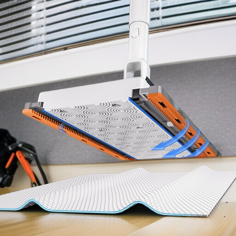 Paño mop para el hogar, mini, lavable, sin manos, con clip, para limpieza fácil