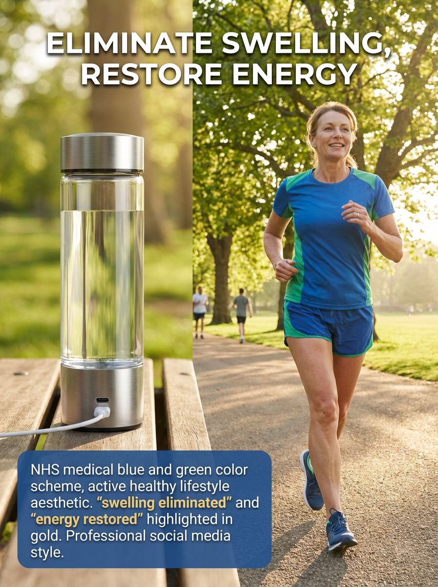 "Complete Cure for Kidney Disease" Kidney Care Hydrogen-Rich Water Cup