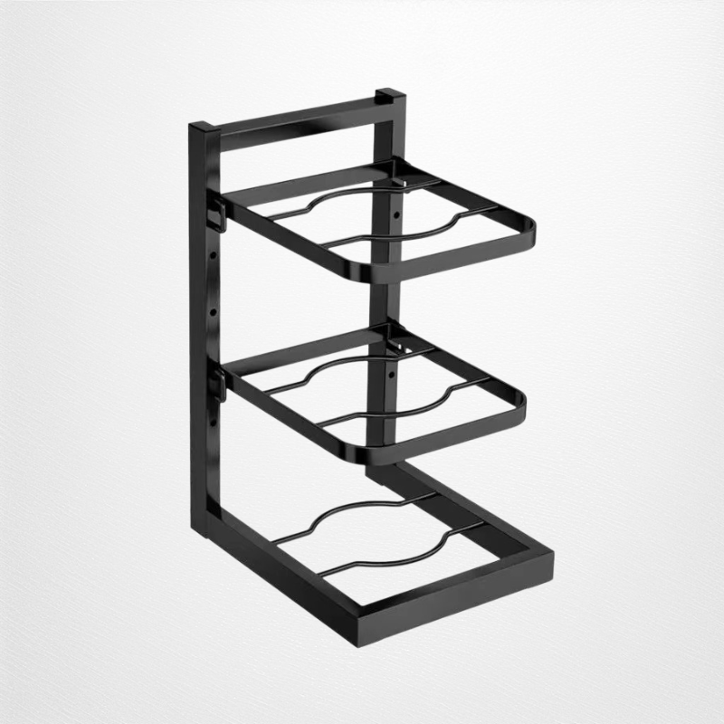 Kitchen storage pot rack