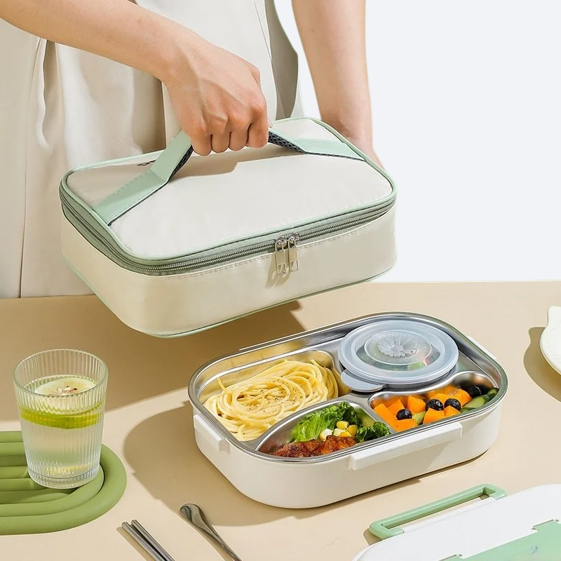 304 nerezová ocel přenosné roztříděné jídlo krabice