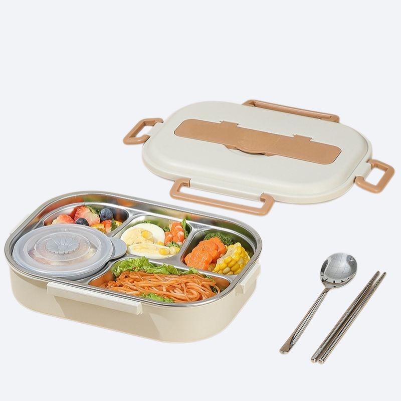 304 nerezová ocel přenosné roztříděné jídlo krabice