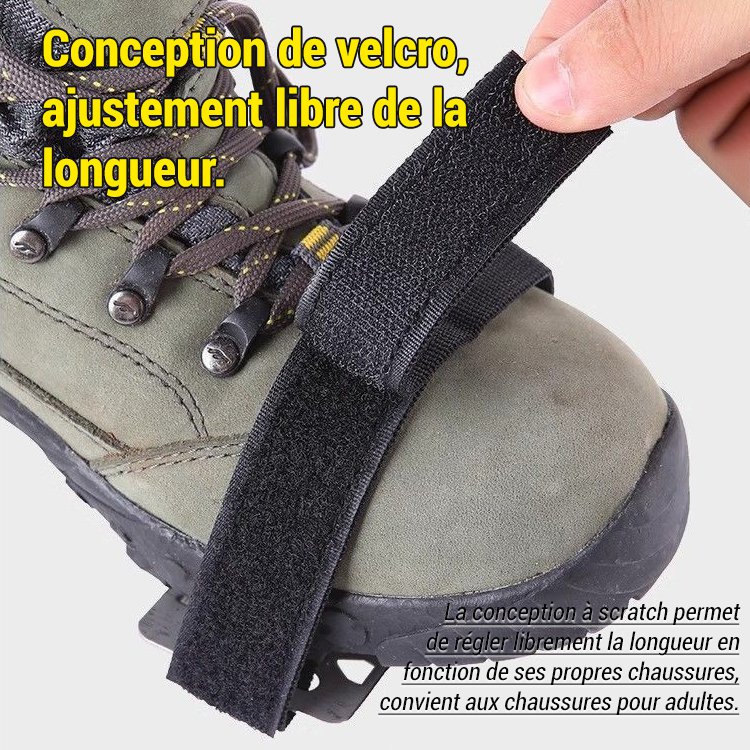 Crampons antidérapants en acier inoxydable à 26 dents