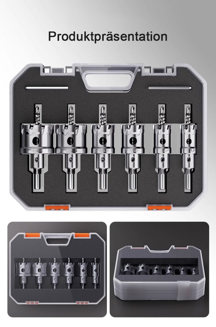 Lochöffner-Bohrer-Set als ideales Werkzeug für Heimwerker