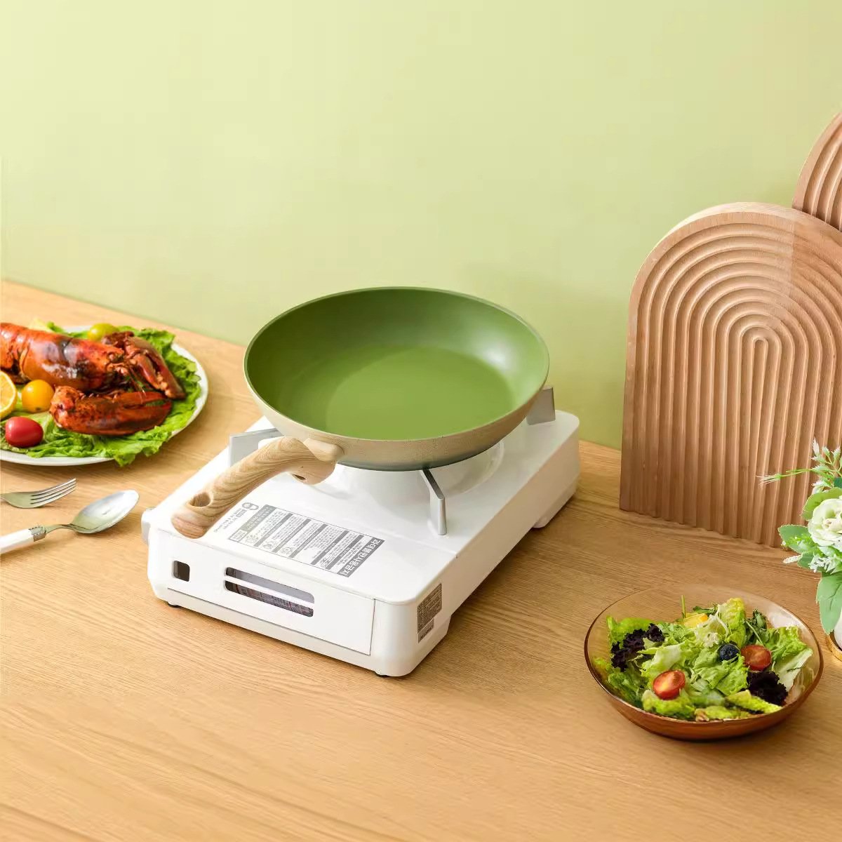 Lékařská kamenná nepřilnavá pánev na palačinky