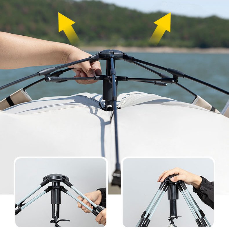 Skládací vodotěsný venkovní kempingový piknikový stan