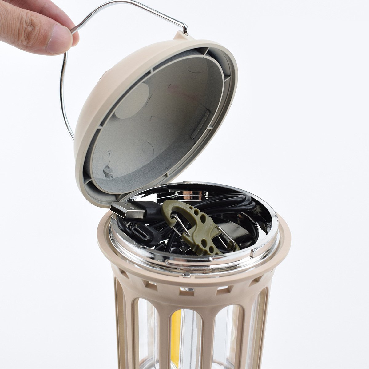 Venkovní kempovací atmosféra Stanová světla