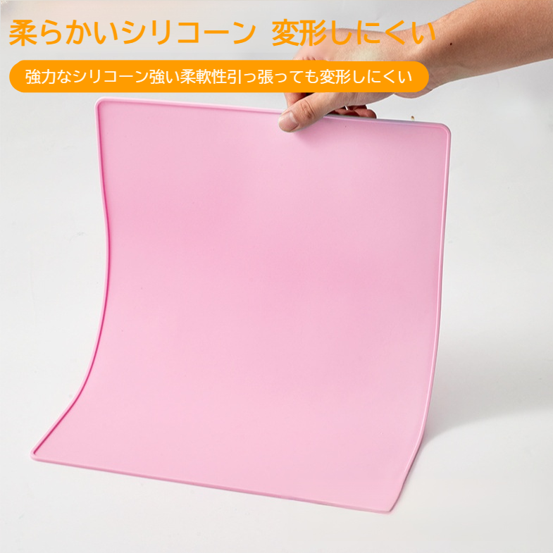 食品グレードのシリコンプレースマット、家庭用ダイニングマット、耐熱カウンタートップ保護マット、キッチンカウンタートップマット、テーブルマット