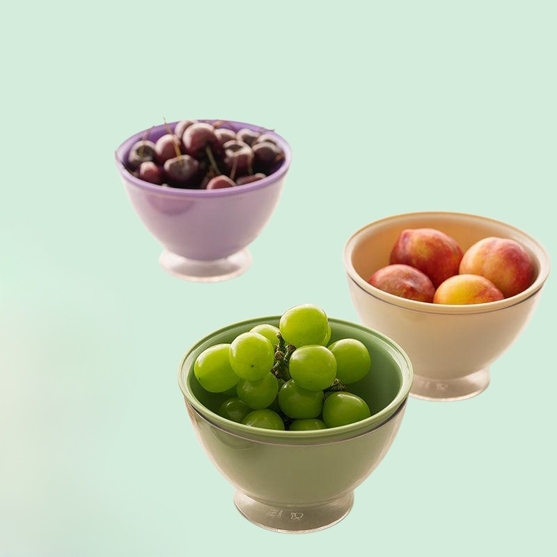 سلة فواكه لطيفة مقاومة للغبار وسلة غسيل خضراوات سميكة جديدة وفلتر مياه اثنين في واحد