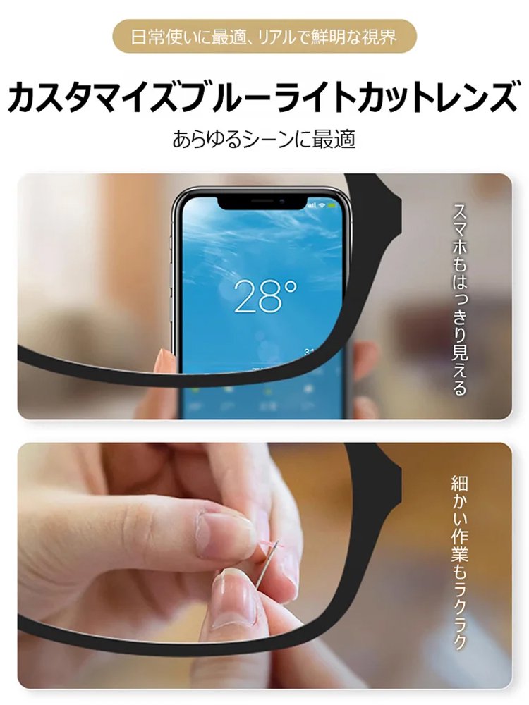 累進多焦点遠近両用老眼鏡