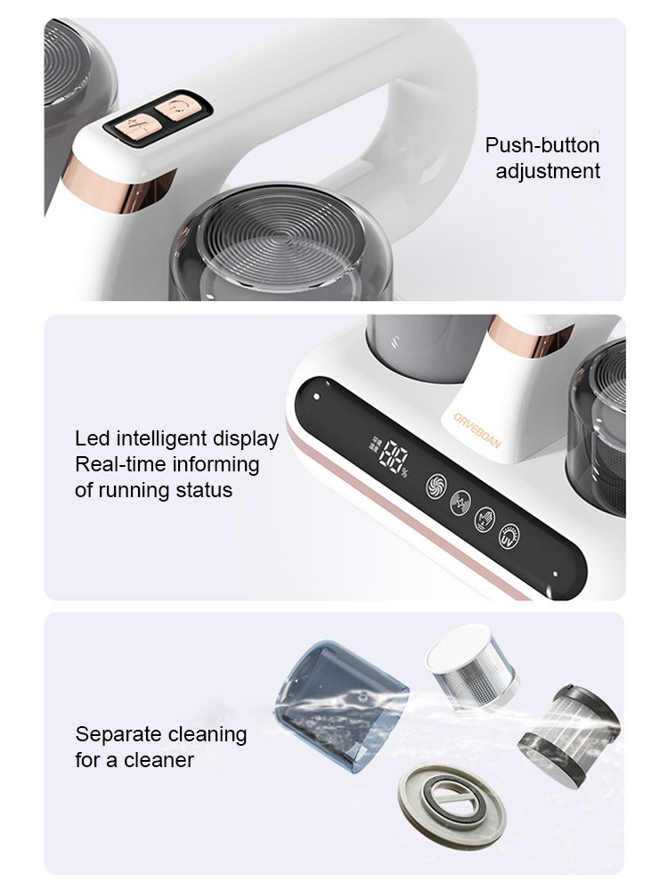 Humidity display double tap mite removal artifact