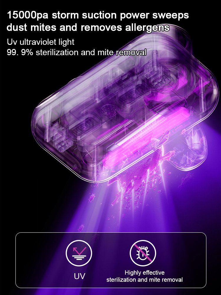 Humidity Display Double-Pulse Mite Removal Device
