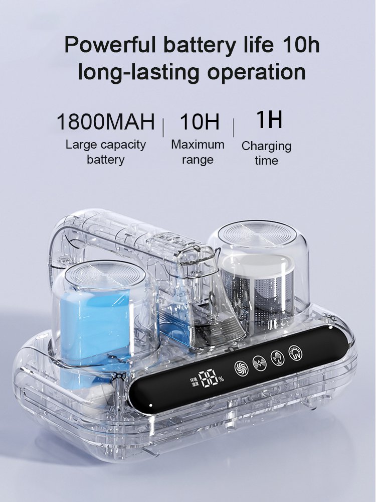 Humidity Display Double-Pulse Mite Removal Device