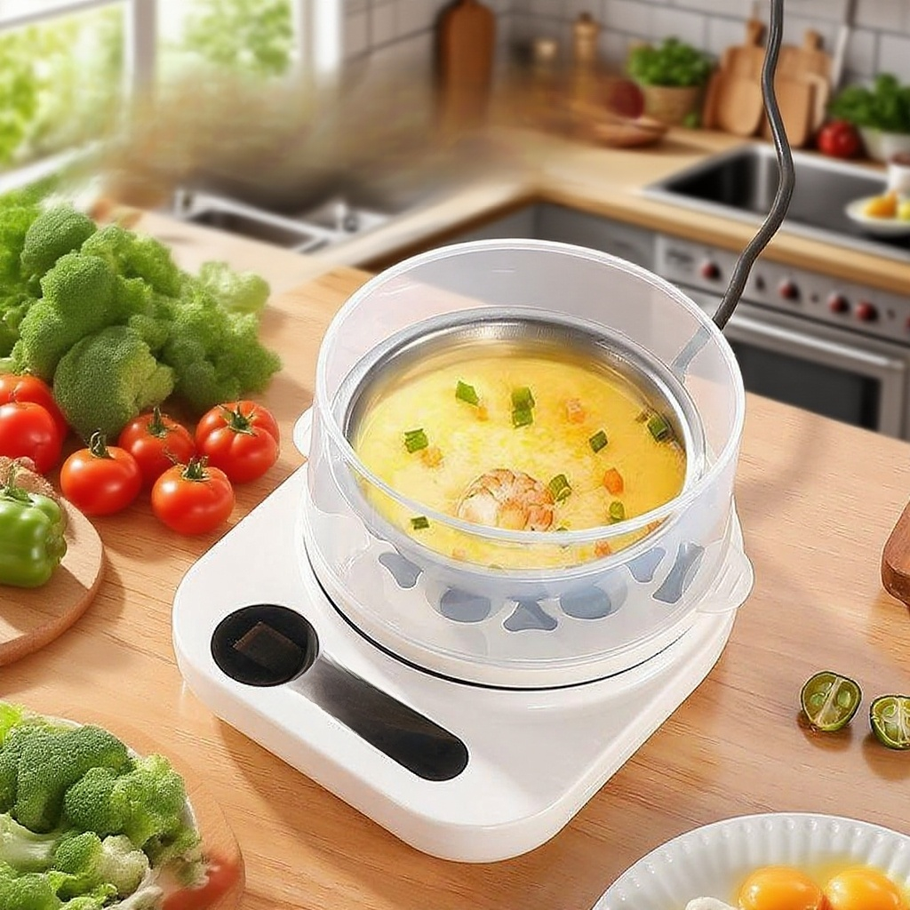 다기능 자동 전원 차단 미니 계란찜기