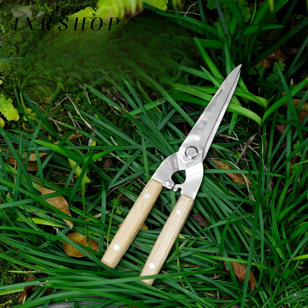 Jardín flores arte floral tijeras