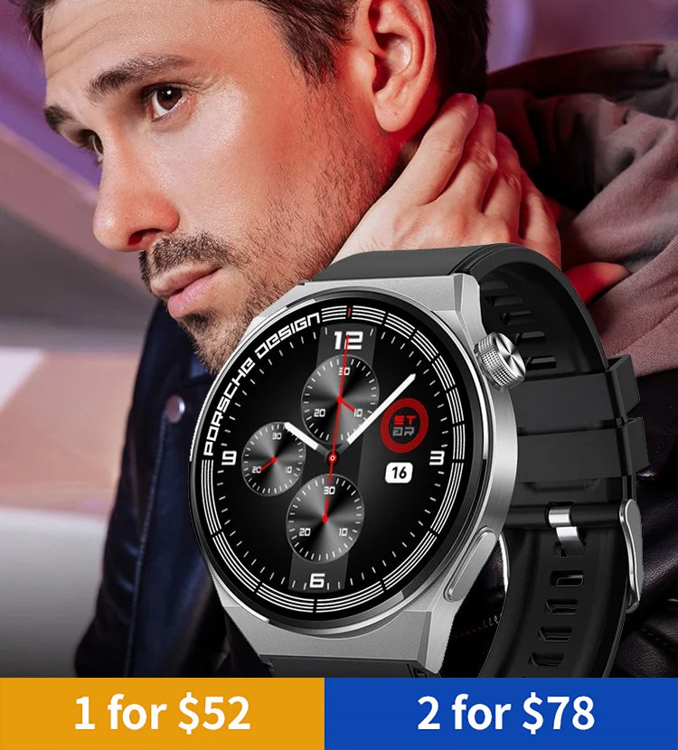 GT8 Porsche Sports Smartwatch