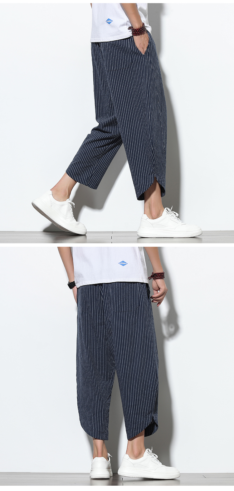 カジュアルコーディネートのパンツ