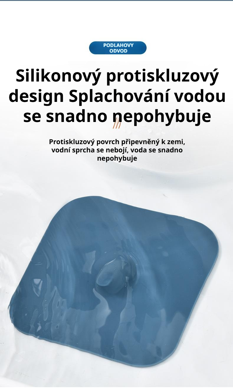 Podložka na odtok pro prevenci zápachu v koupelně