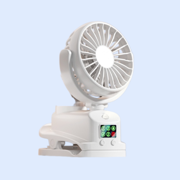 噴霧清涼桌上型夾子風扇