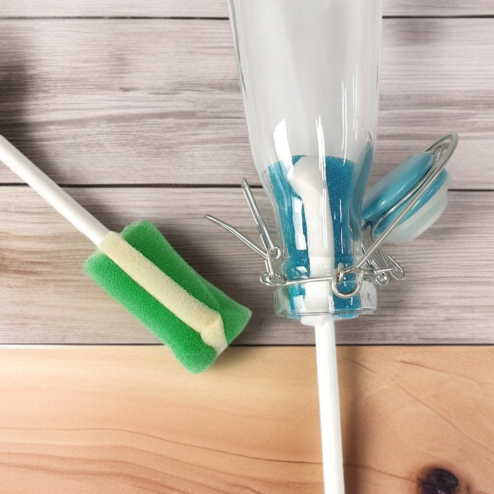 긴 손잡이 스펀지 컵 브러시