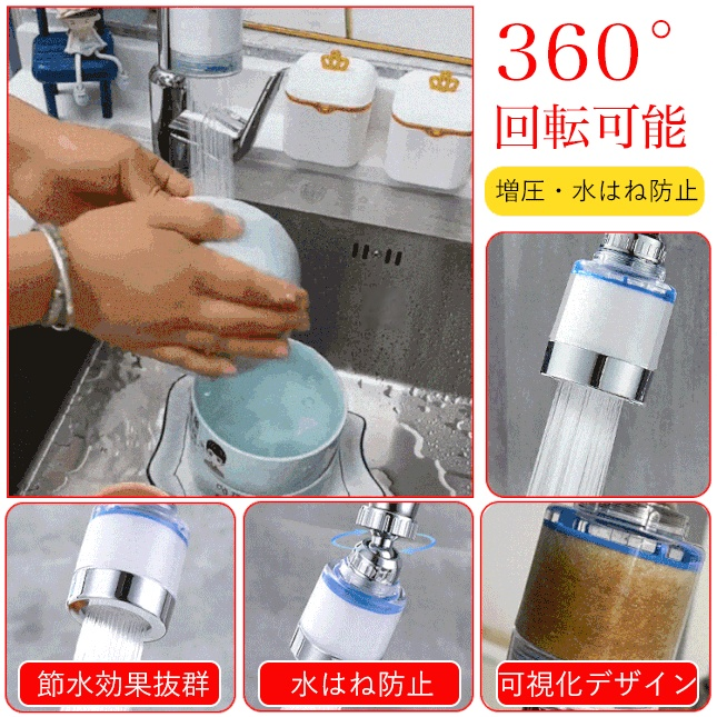 蛇口用浄水シャワーヘッド