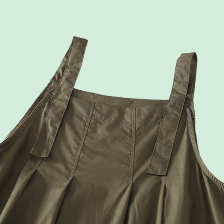 A라인 슬립 빅 플레어 스커트